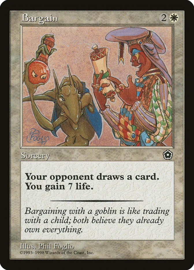 1998 Portal Second Age Bargain uncommon #14 uncommon card image
