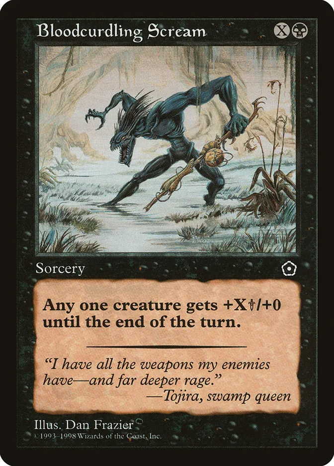 1998 Portal Second Age Bloodcurdling Scream uncommon #63 uncommon card image