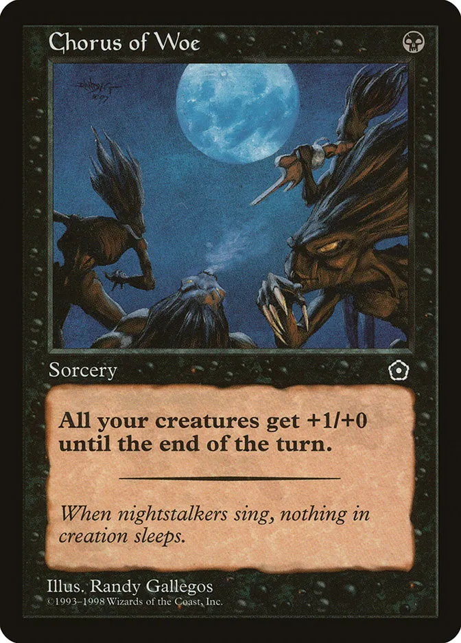 1998 Portal Second Age Chorus of Woe #65 common card image