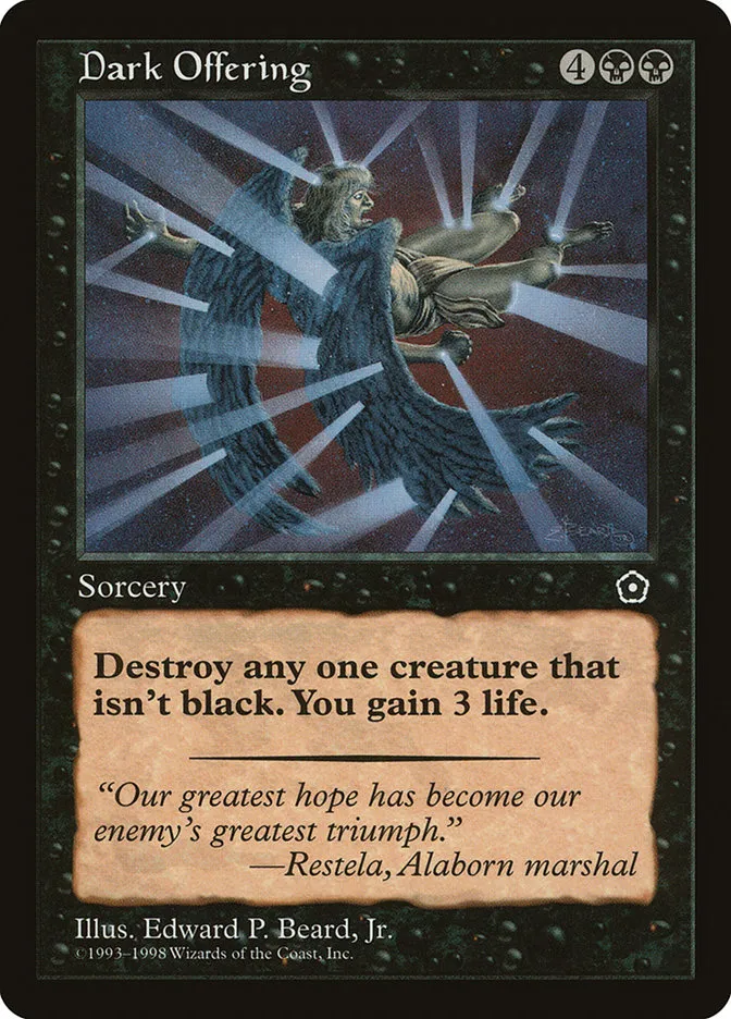 1998 Portal Second Age Dark Offering uncommon #72 uncommon card image