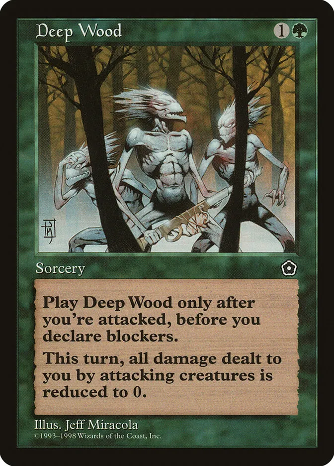 1998 Portal Second Age Deep Wood #126 uncommon card image