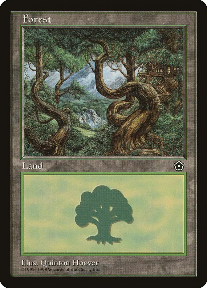 1998 Portal Second Age Forest #163 common card image