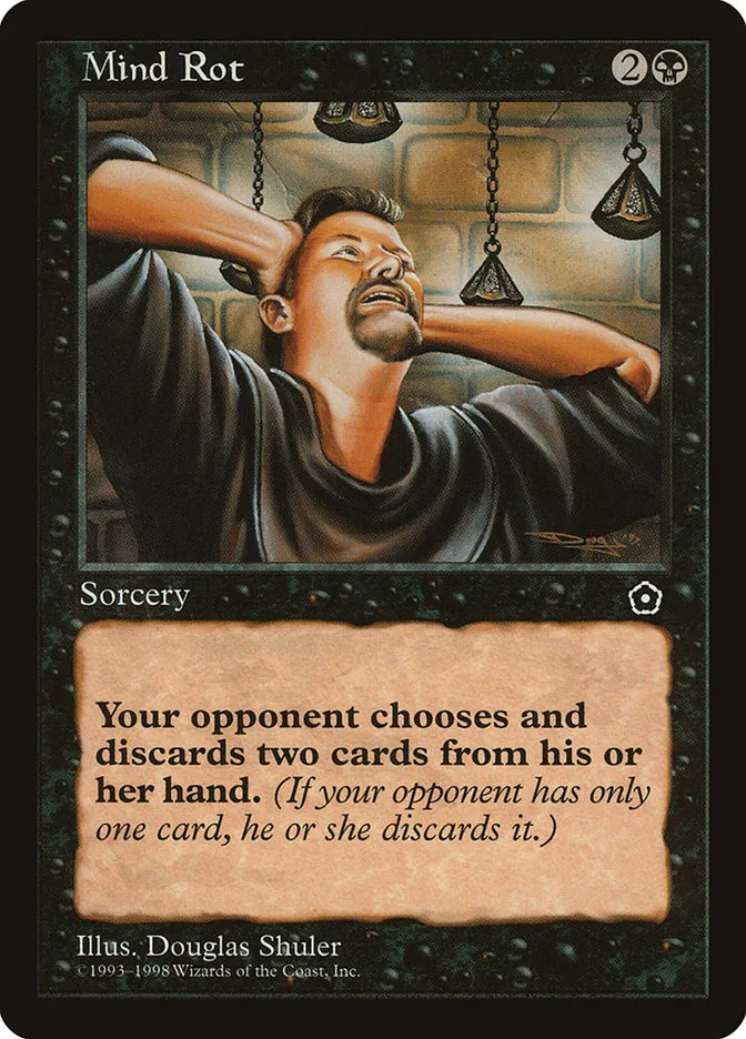 1998 Portal Second Age Mind Rot common #78 common card image