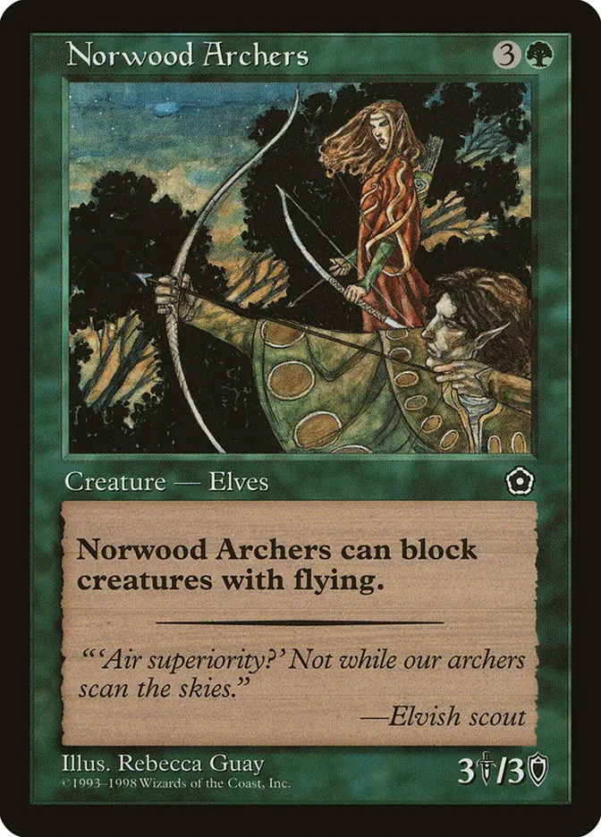 1998 Portal Second Age Norwood Archers common #136 common card image