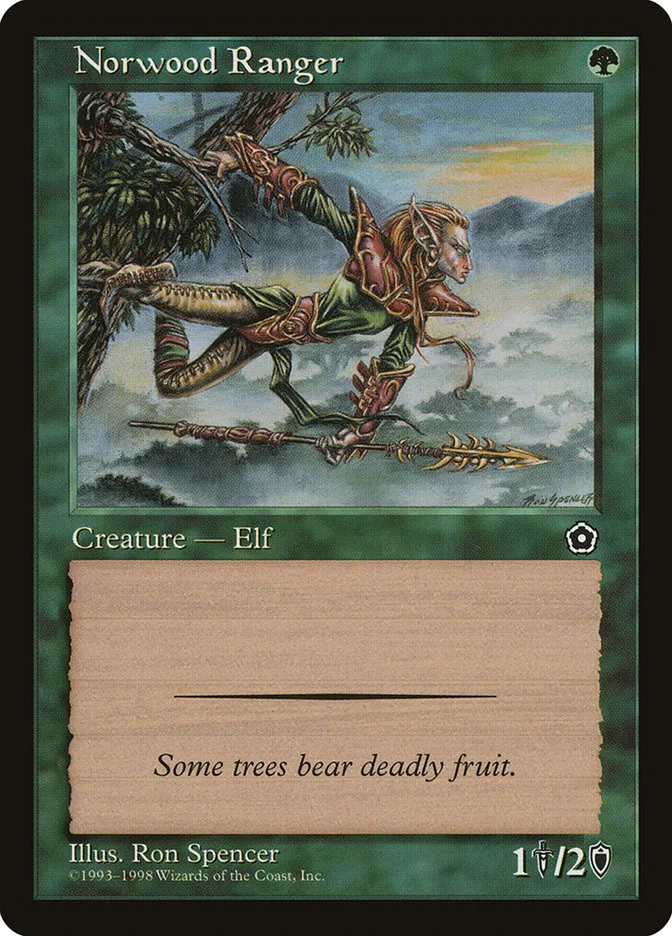 1998 Portal Second Age Norwood Ranger common #138 common card image