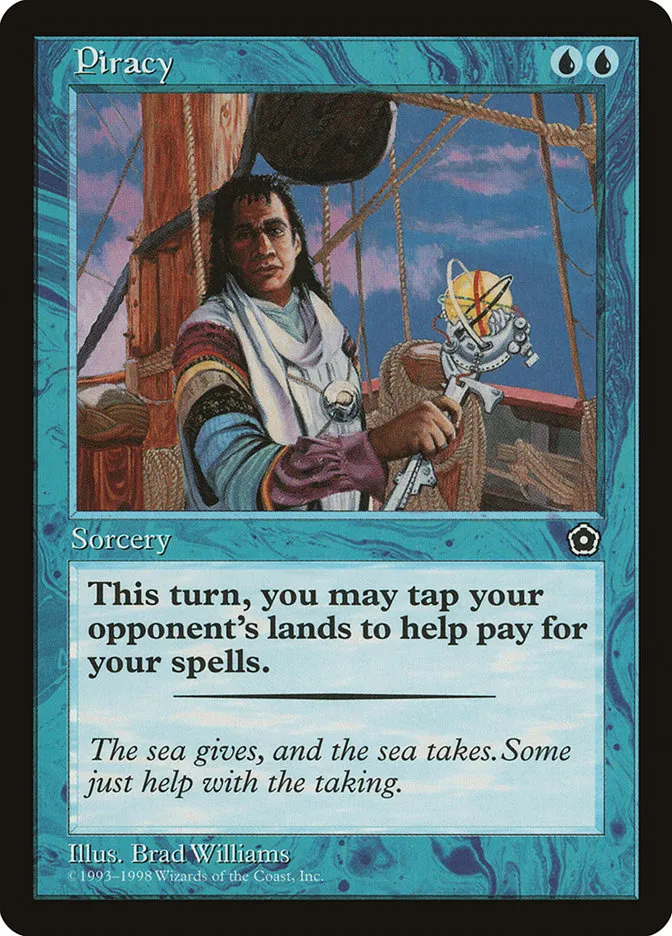 1998 Portal Second Age Piracy #42 rare card image