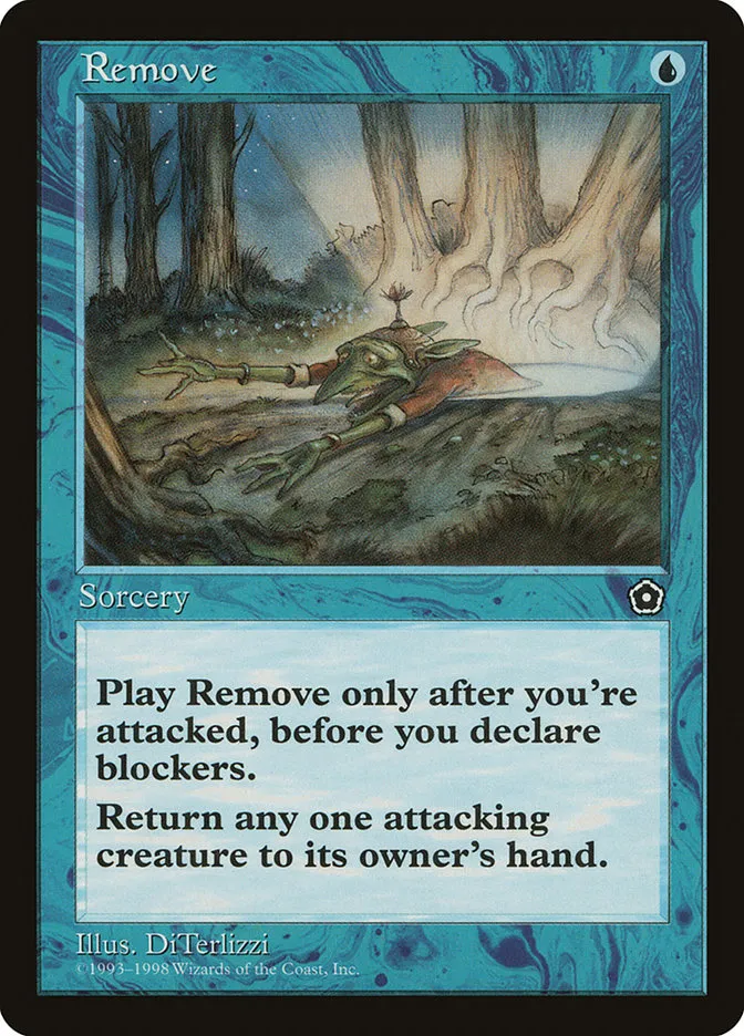 1998 Portal Second Age Remove uncommon #43 uncommon card image