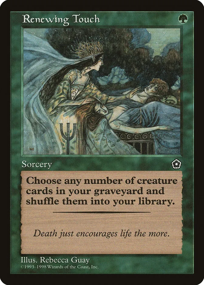 1998 Portal Second Age Renewing Touch #143 uncommon card image