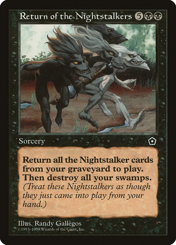 1998 Portal Second Age Return of the Nightstalkers #88 rare card image