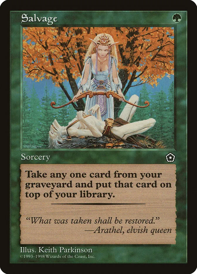 1998 Portal Second Age Salvage common #145 common card image