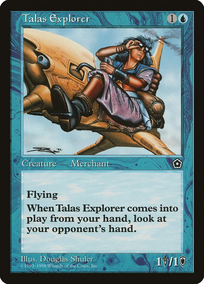 1998 Portal Second Age Talas Explorer common #49 common card image