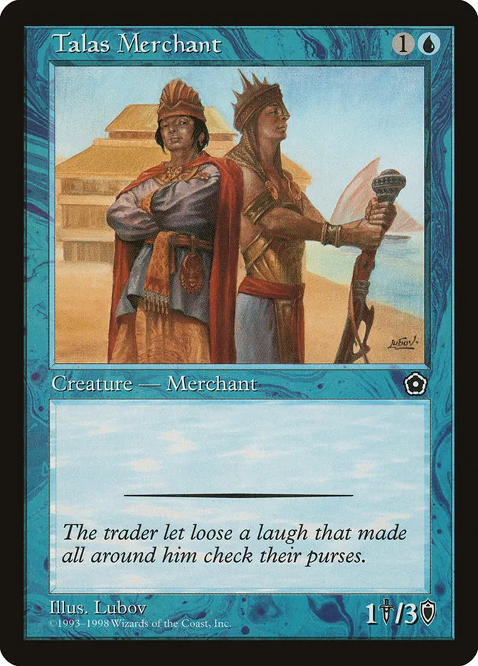 1998 Portal Second Age Talas Merchant #50 common card image