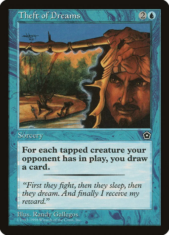 1998 Portal Second Age Theft of Dreams #55 uncommon card image