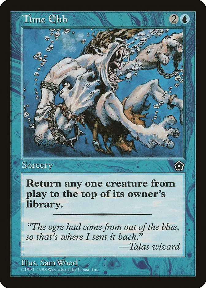 1998 Portal Second Age Time Ebb common #57 common card image