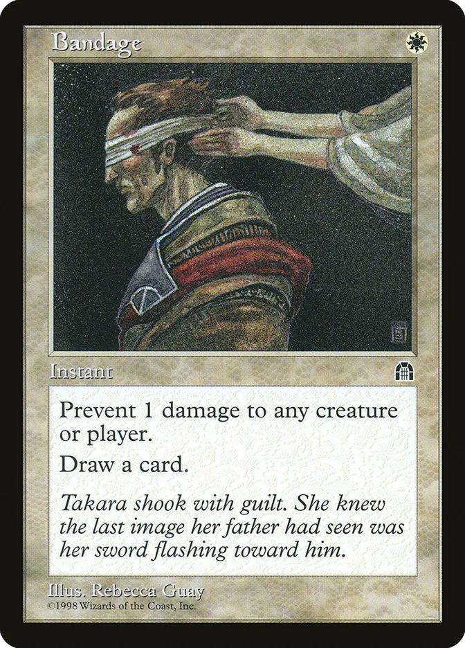 1998 Stronghold Bandage common #1 common card image