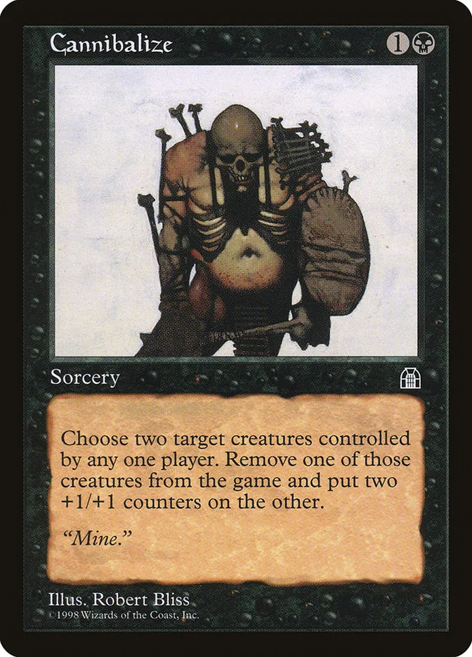 1998 Stronghold Cannibalize common #53 common card image