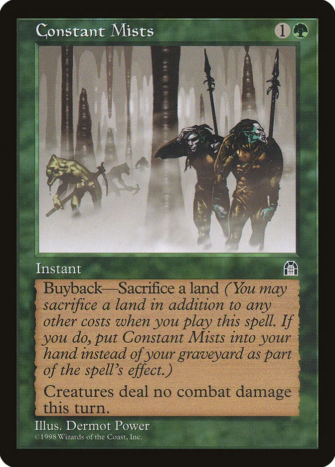 1998 Stronghold Constant Mists uncommon #104 uncommon card image