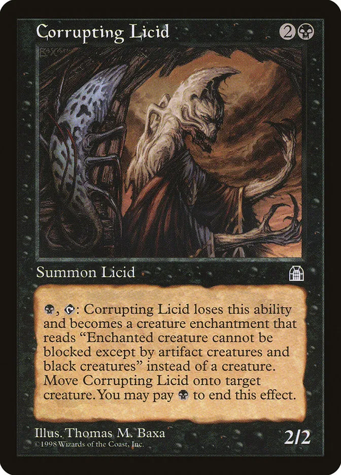 1998 Stronghold Corrupting Licid uncommon #54 uncommon card image