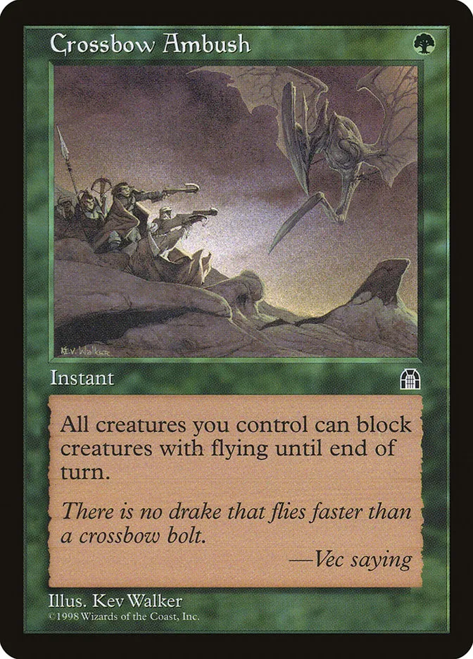 1998 Stronghold Crossbow Ambush common #105 common card image