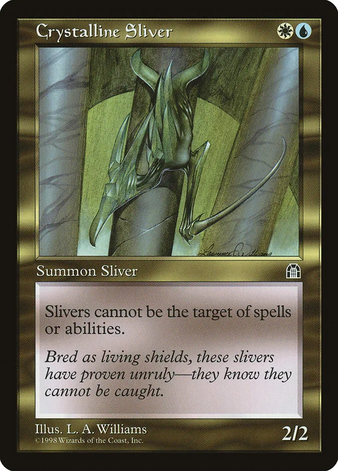 1998 Stronghold Crystalline Sliver #127 uncommon card image