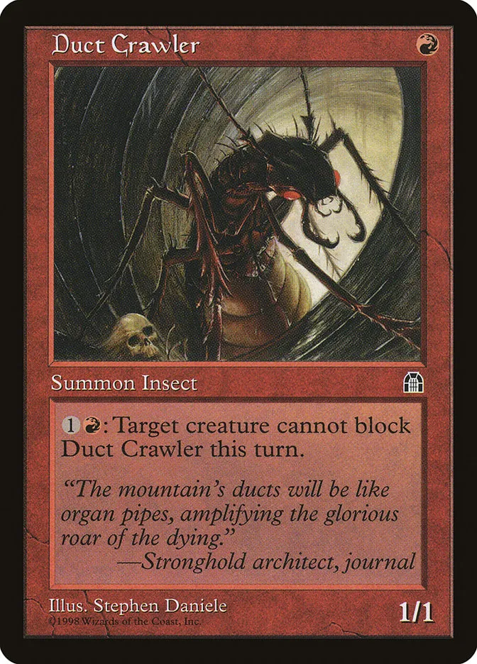 1998 Stronghold Duct Crawler common #79 common card image