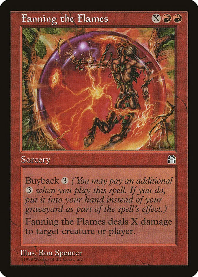 1998 Stronghold Fanning the Flames uncommon #80 uncommon card image