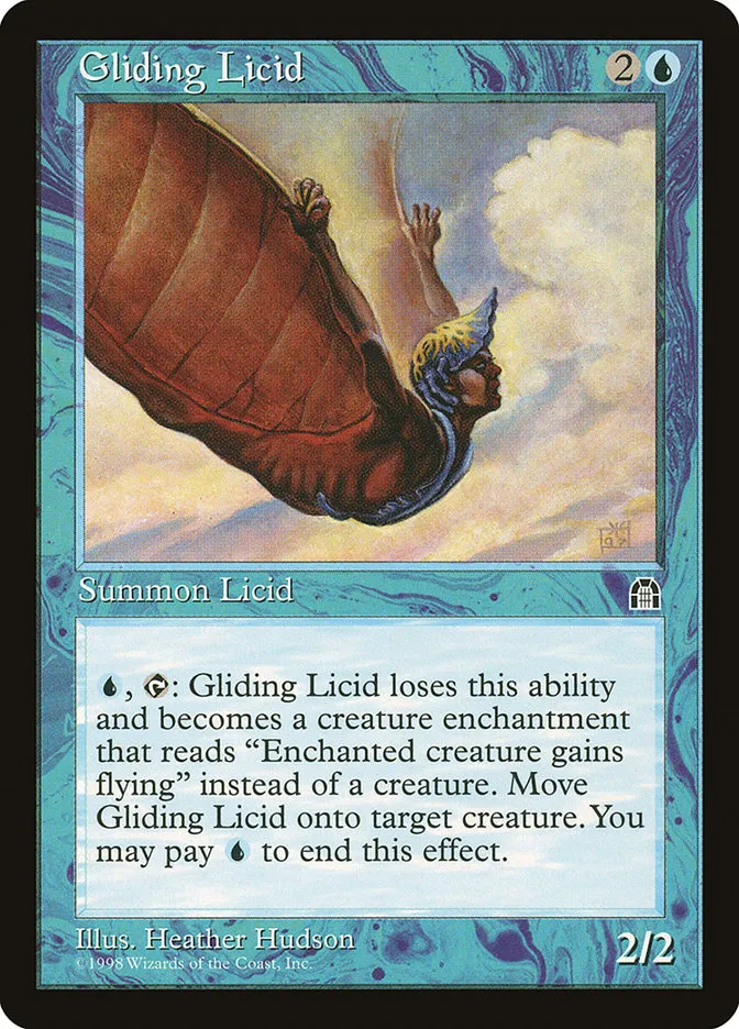 1998 Stronghold Gliding Licid uncommon #31 uncommon card image