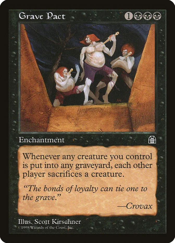 1998 Stronghold Grave Pact rare #60 rare card image