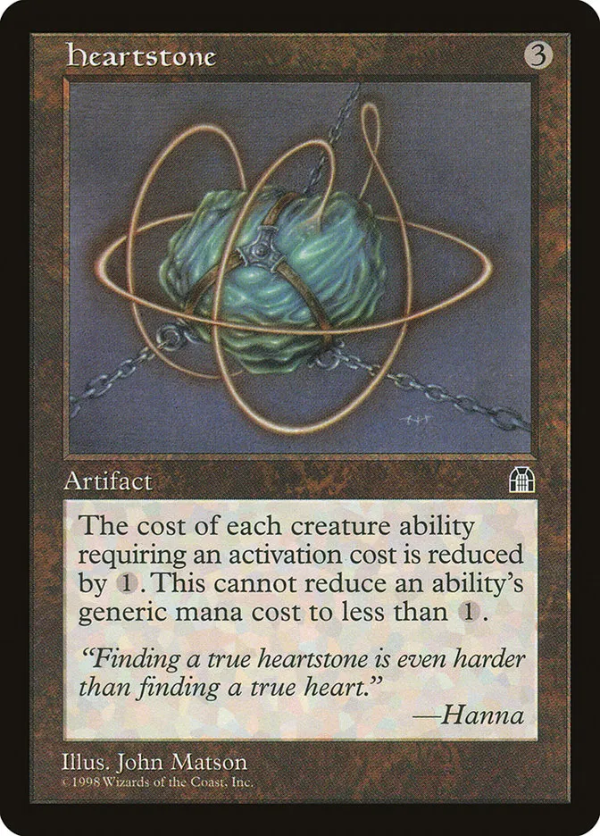 1998 Stronghold Heartstone uncommon #134 uncommon card image