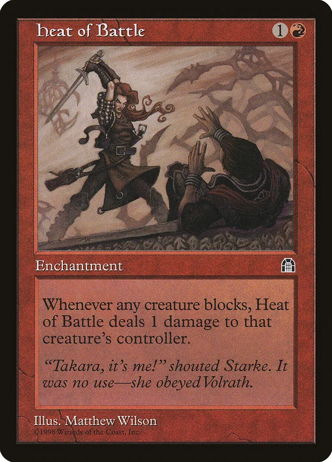 1998 Stronghold Heat of Battle #88 uncommon card image