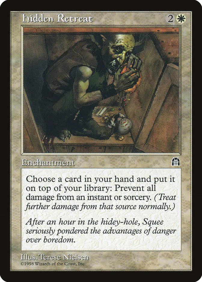 1998 Stronghold Hidden Retreat rare #6 rare card image