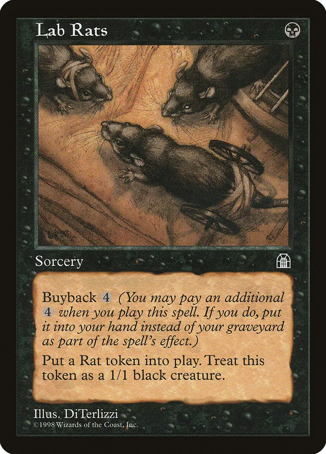 1998 Stronghold Lab Rats common #61 common card image