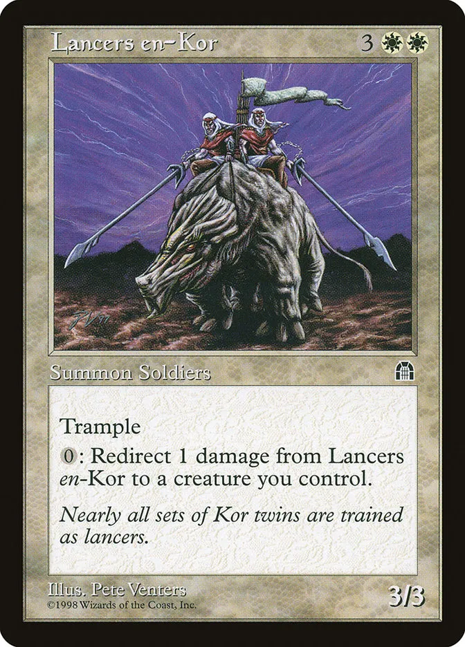 1998 Stronghold Lancers en-Kor uncommon #8 uncommon card image