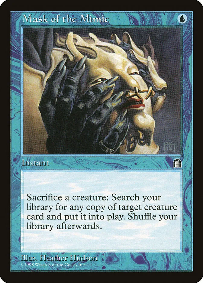 1998 Stronghold Mask of the Mimic uncommon #37 uncommon card image