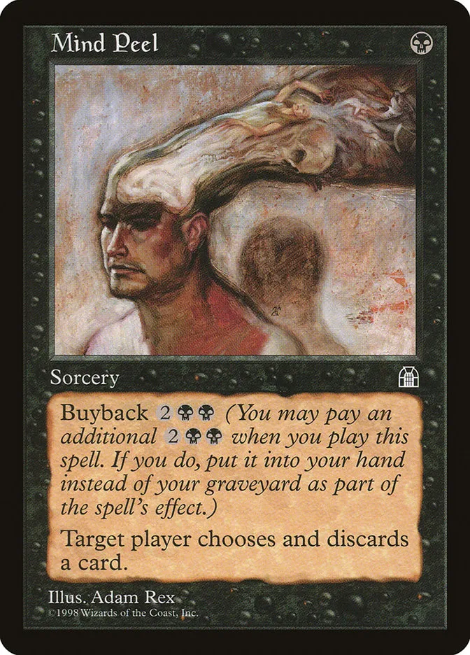 1998 Stronghold Mind Peel uncommon #63 uncommon card image