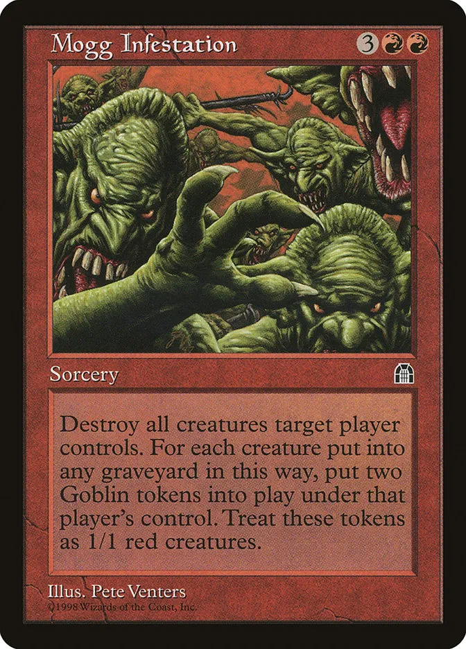 1998 Stronghold Mogg Infestation rare #93 rare card image