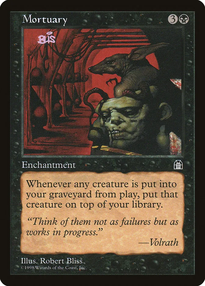 1998 Stronghold Mortuary rare #66 rare card image