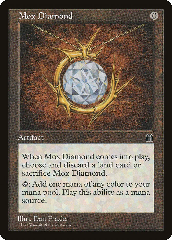 1998 Stronghold Mox Diamond rare #138 rare card image
