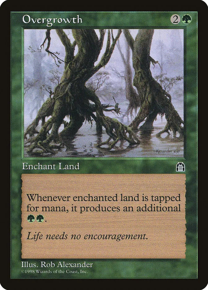 1998 Stronghold Overgrowth common #111 common card image