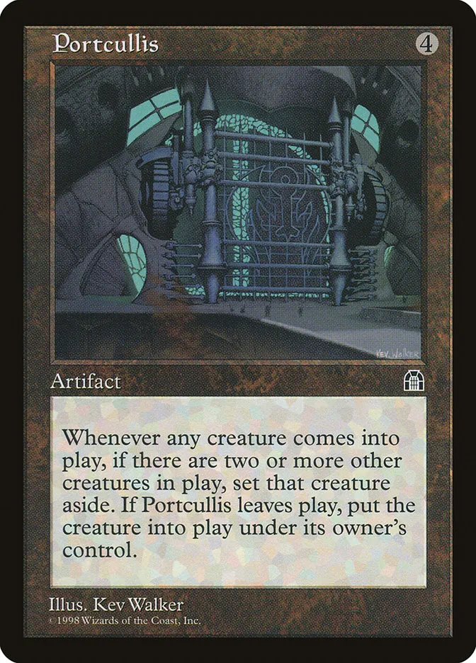 1998 Stronghold Portcullis rare #139 rare card image