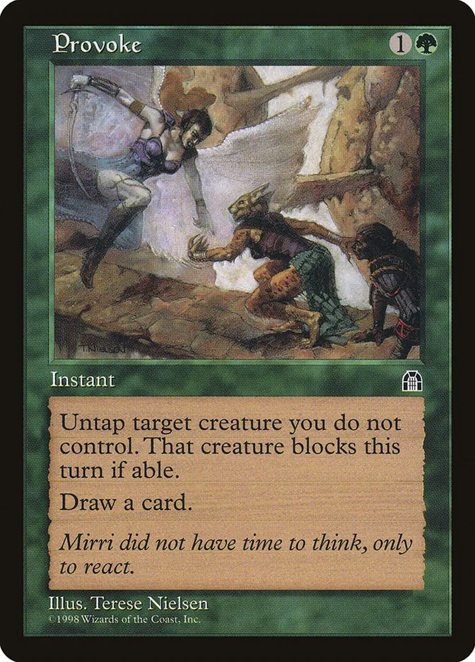 1998 Stronghold Provoke common #113 common card image