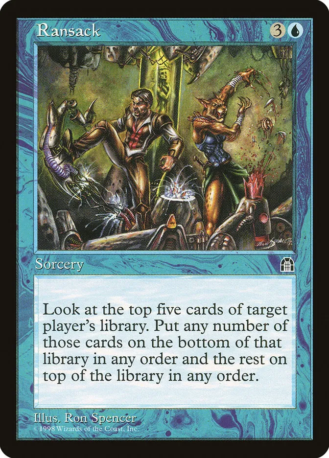 1998 Stronghold Ransack uncommon #39 uncommon card image