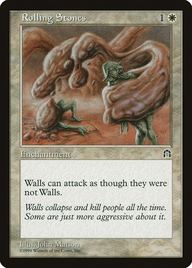 1998 Stronghold Rolling Stones rare #11 rare card image