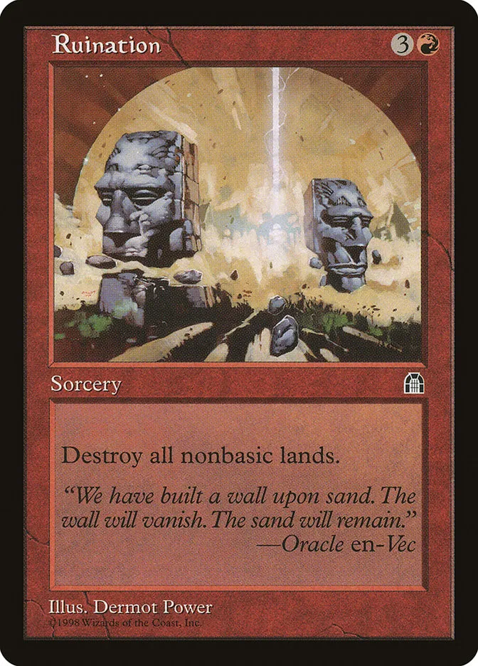 1998 Stronghold Ruination rare #95 rare card image