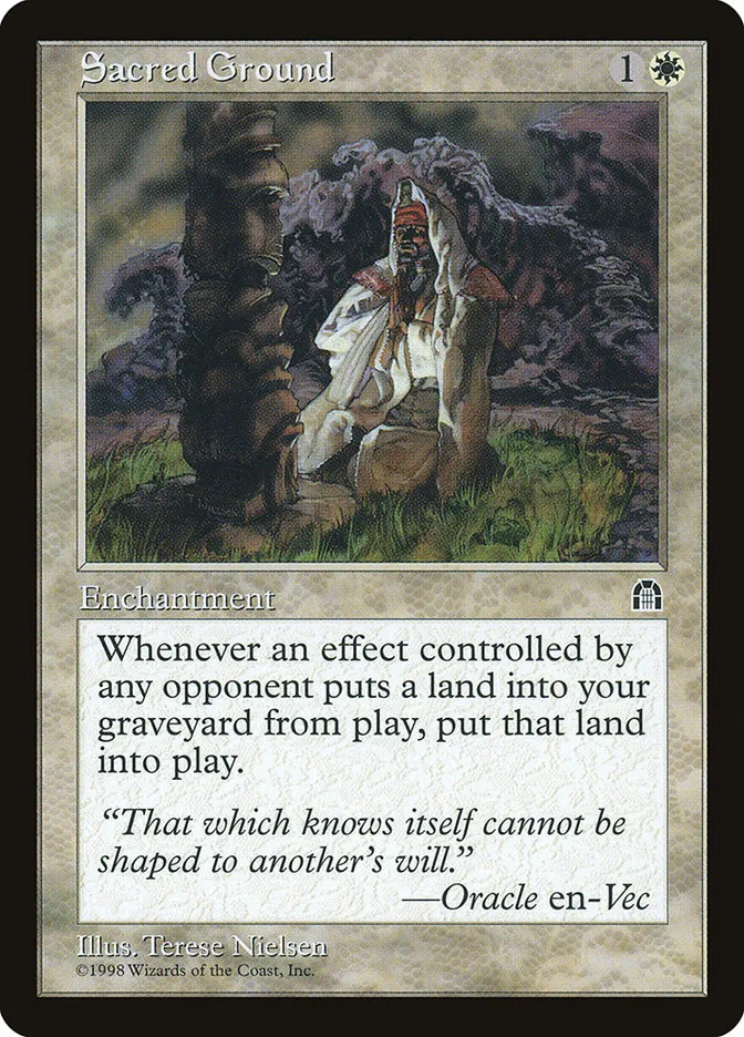 1998 Stronghold Sacred Ground rare #12 rare card image