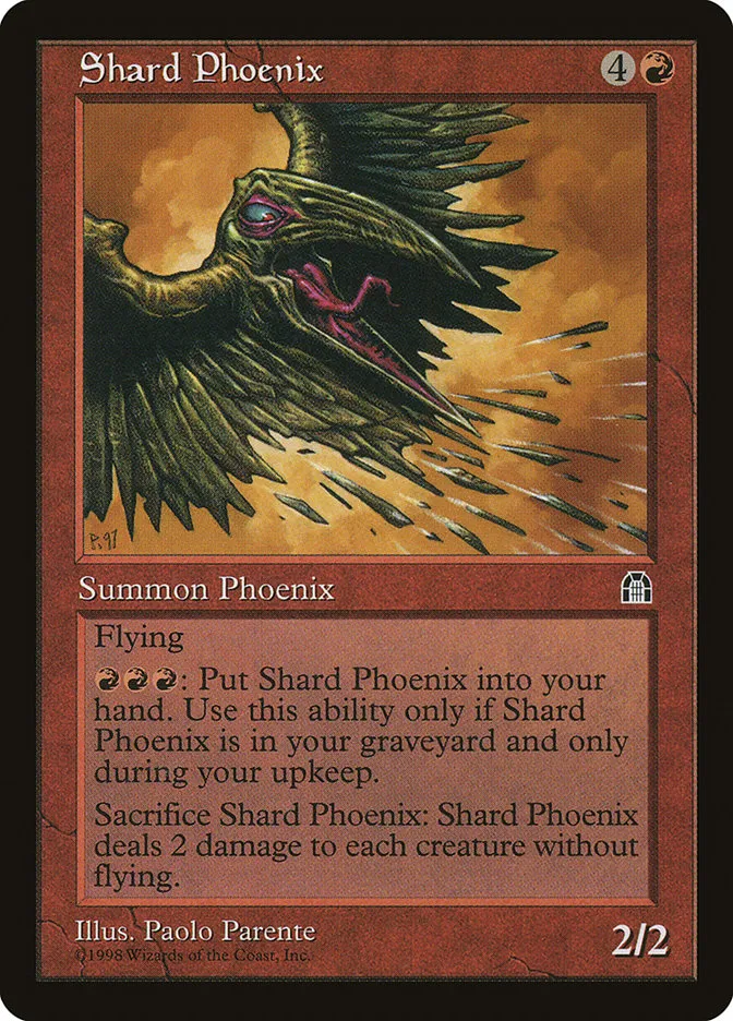 1998 Stronghold Shard Phoenix #97 rare card image