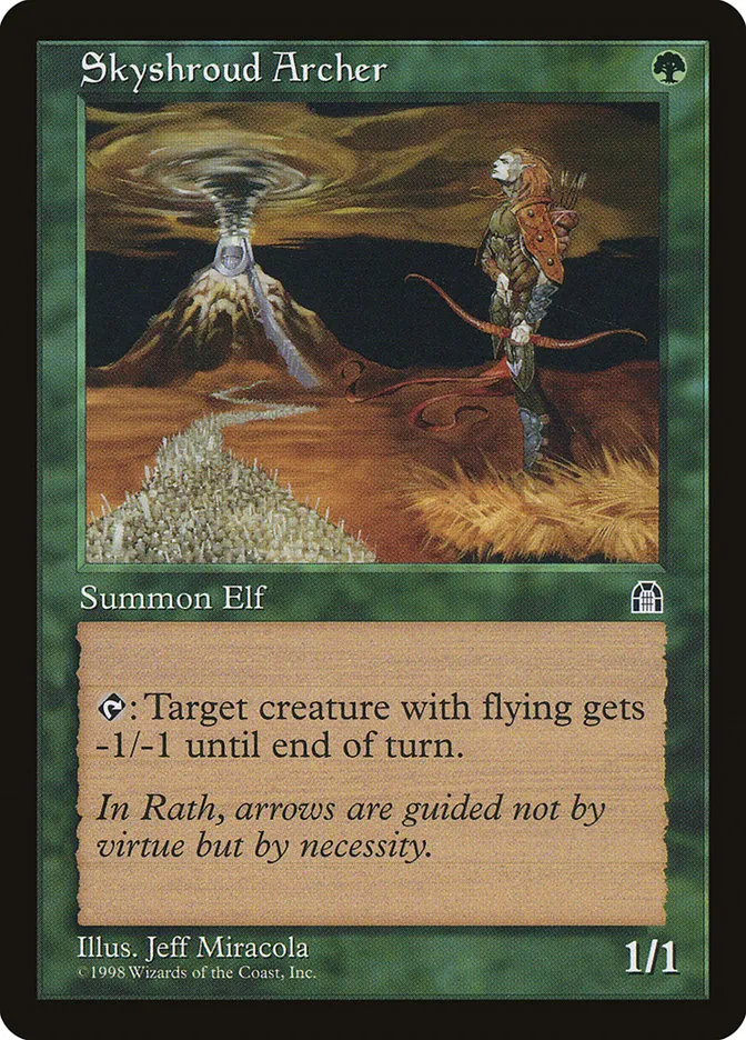 1998 Stronghold Skyshroud Archer common #114 common card image