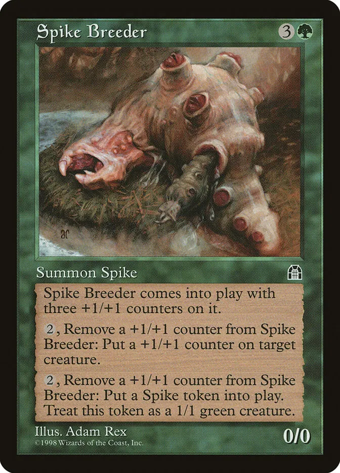 1998 Stronghold Spike Breeder rare #116 rare card image