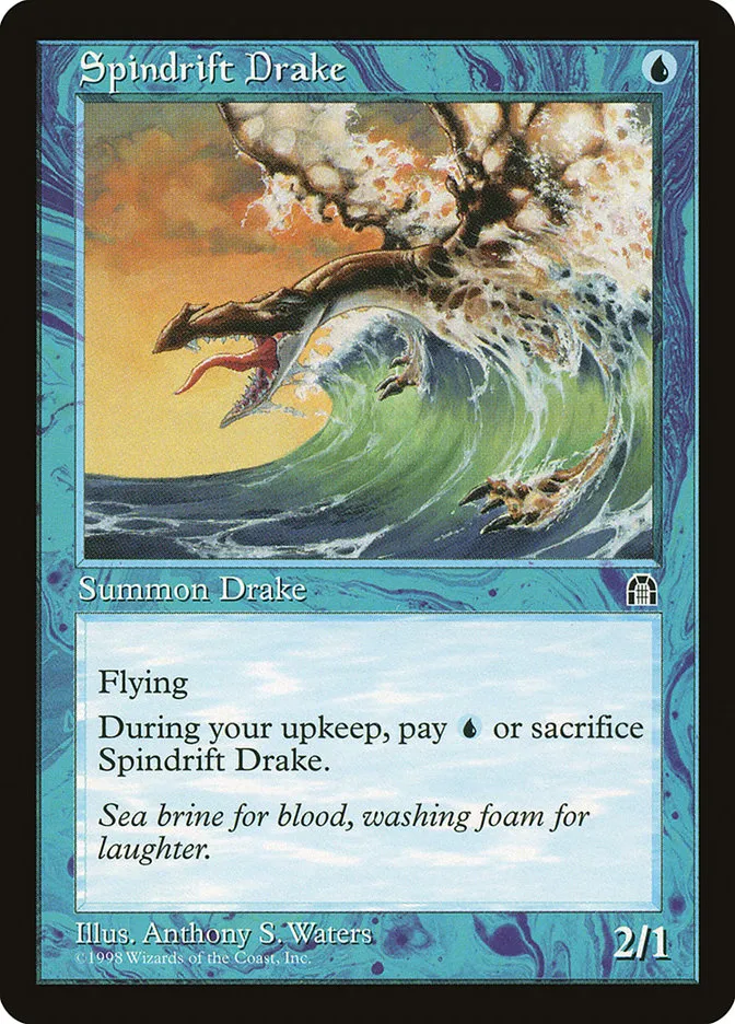 1998 Stronghold Spindrift Drake common #44 common card image