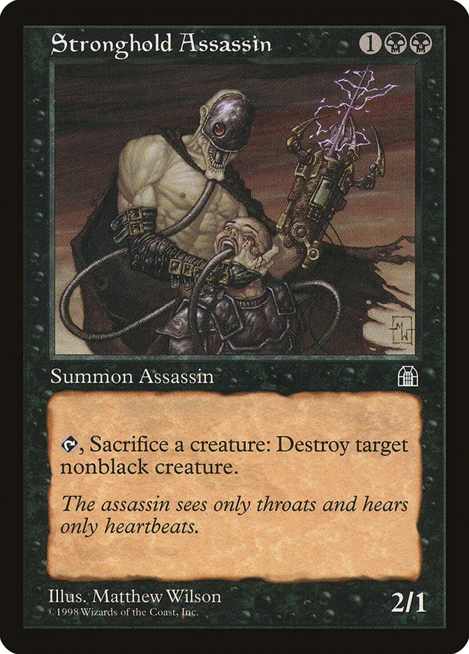 1998 Stronghold Stronghold Assassin rare #71 rare card image